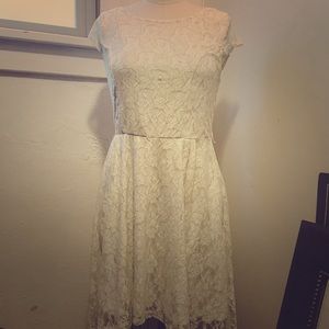 Ivory lace dress